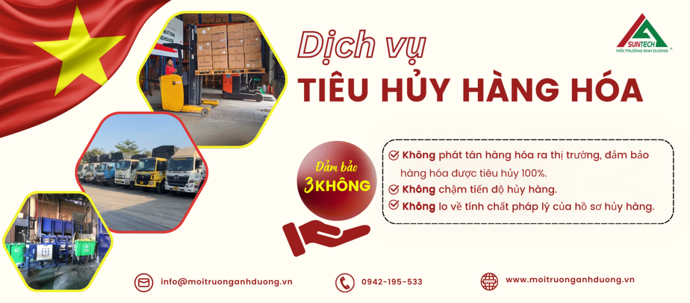 Dịch vụ tiêu hủy hàng hóa hết hạn sử dụng hư hỏng  hàng tồn kho 
