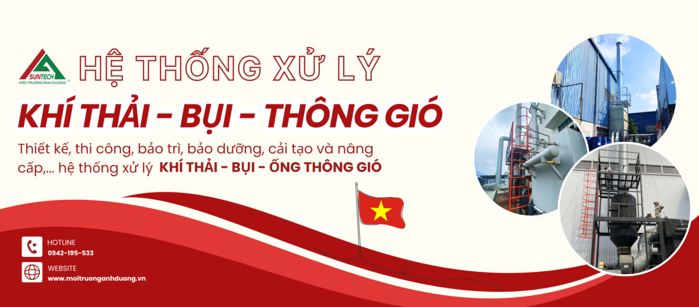 DỊCH VỤ THI CÔNG - LẮP ĐẶT HỆ THỐNG XỬ LÝ KHÍ THẢI - BỤI - ỐNG THÔNG GIÓ