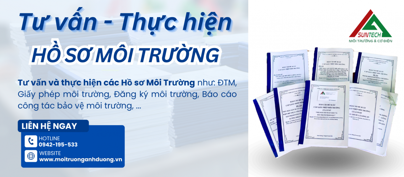 Dịch vụ tư vấn hồ sơ môi trường
