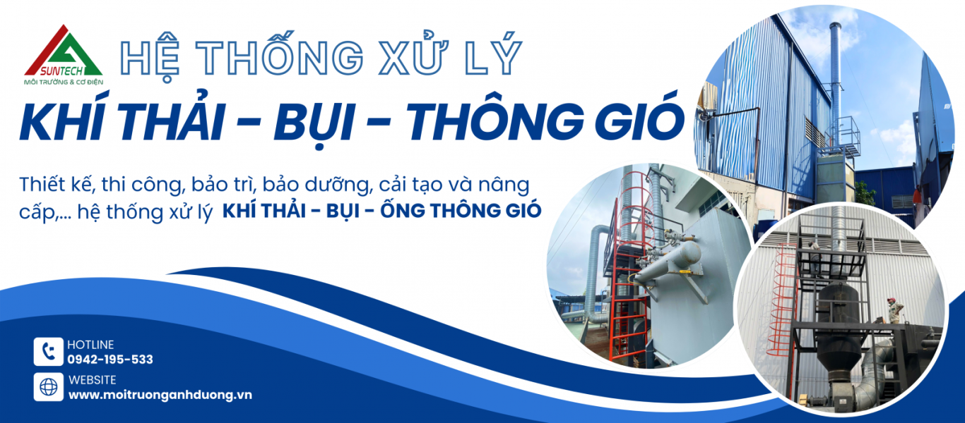 DỊCH VỤ THI CÔNG - LẮP ĐẶT HỆ THỐNG XỬ LÝ KHÍ THẢI - BỤI - ỐNG THÔNG GIÓ