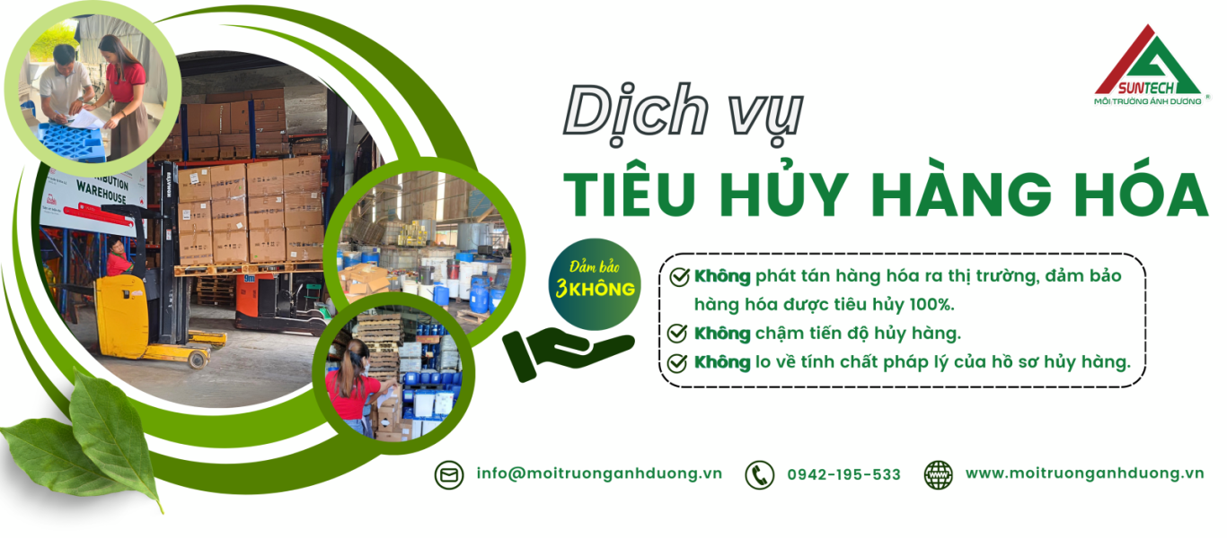 Dịch vụ tiêu hủy hàng hóa hết hạn sử dụng hư hỏng  hàng tồn kho 