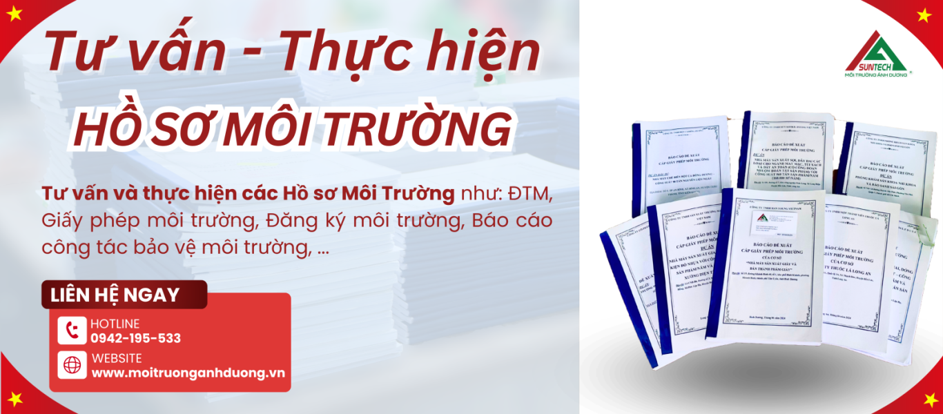 Dịch vụ tư vấn hồ sơ môi trường