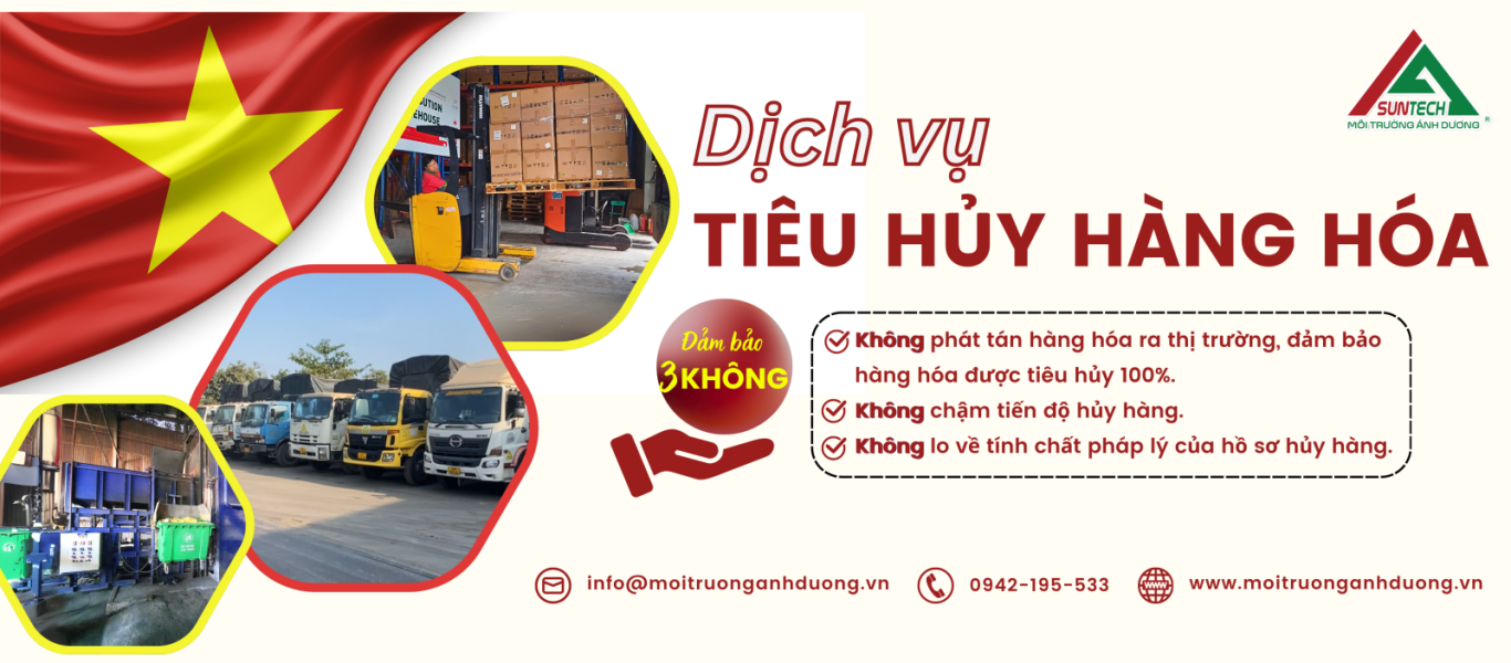Dịch vụ tiêu hủy hàng hóa hết hạn sử dụng hư hỏng  hàng tồn kho 