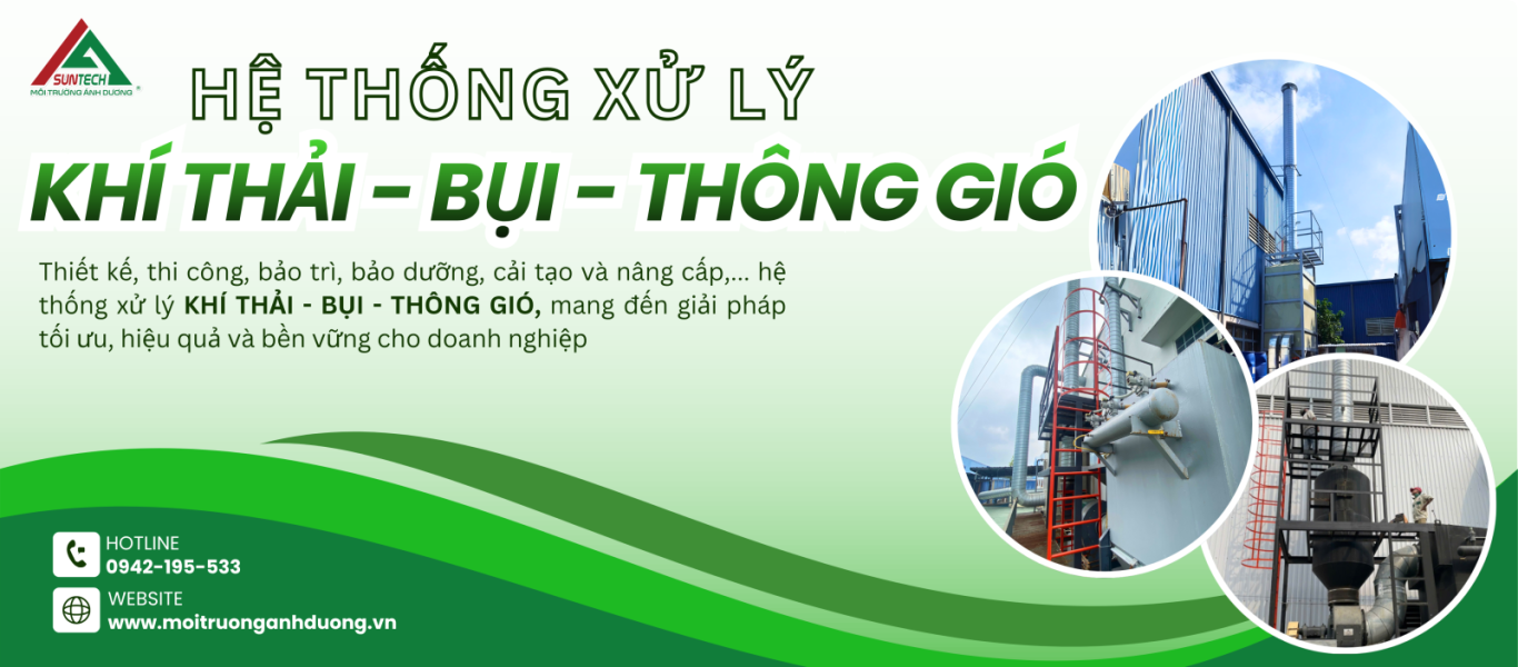 DỊCH VỤ THI CÔNG - LẮP ĐẶT HỆ THỐNG XỬ LÝ KHÍ THẢI - BỤI - ỐNG THÔNG GIÓ