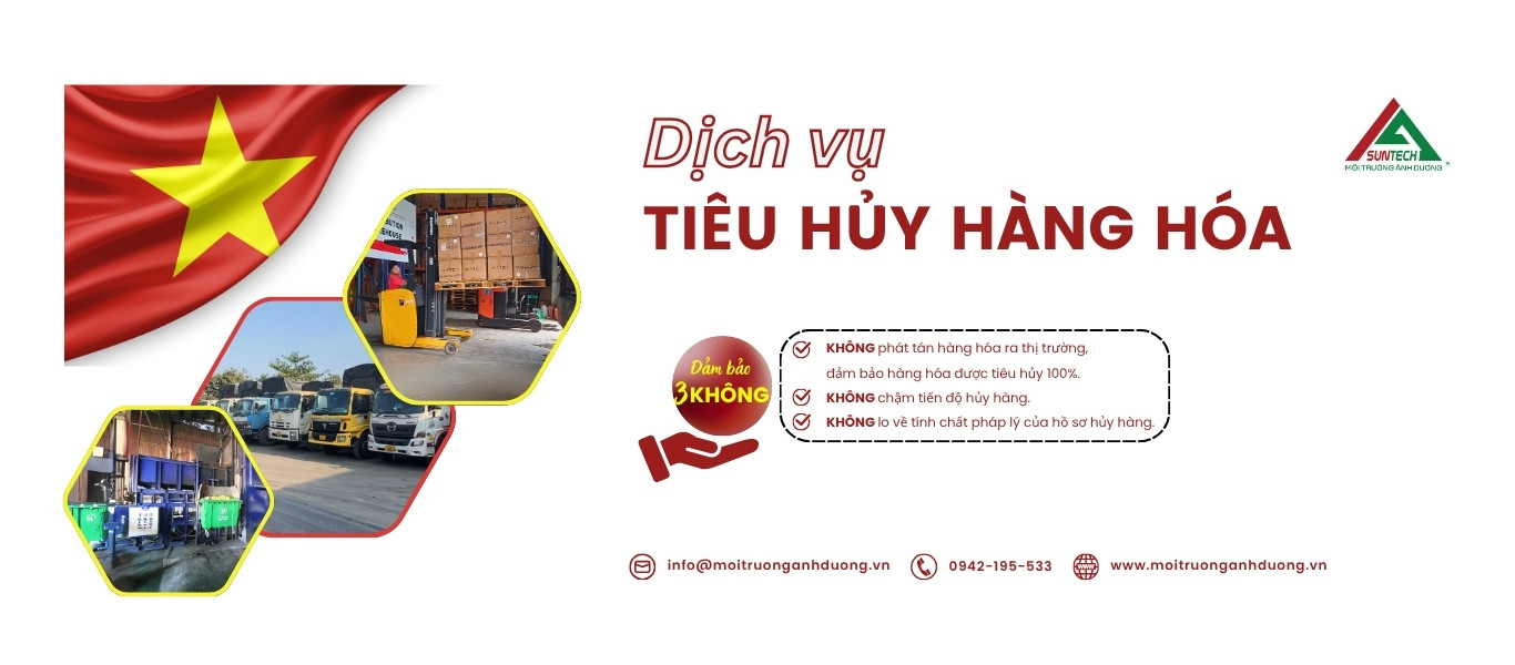 Dịch vụ tiêu hủy hàng hóa hết hạn sử dụng hư hỏng  hàng tồn kho 
