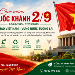 CHÀO MỪNG QUỐC KHÁNH 2/9 & THÔNG BÁO NGHỈ LỄ
