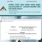 THÔNG BÁO: CHÍNH PHỦ BAN HÀNH NGHỊ ĐỊNH 136/2025/NĐ-CP – CÓ HIỆU LỰC TỪ 01/7/2025
