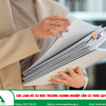 Các loại hồ sơ môi trường doanh nghiệp cần có theo quy định mới