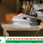 Chi tiết thủ tục cấp đổi và điều chỉnh giấy phép môi trường