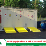 Chi tiết quy định về bao bì, thiết bị lưu trữ chất thải nguy hại