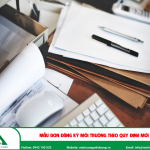 Mẫu đơn đăng ký môi trường theo quy định mới 2024