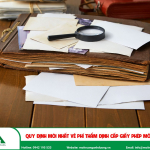 Quy định mới nhất về phí thẩm định cấp giấy phép môi trường