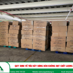 Quy định tiêu hủy hàng hóa không đạt chất lượng hư hỏng