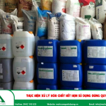 Thực hiện xử lý hóa chất hết hạn sử dụng đúng quy định