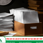 Tổng hợp các loại hồ sơ cần thiết để thực hiện giấy phép môi trường