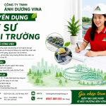 TUYỂN DỤNG  NHÂN VIÊN KỸ THUẬT MÔI TRƯỜNG TẠI TP.HCM