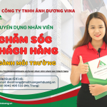 TUYỂN NHÂN VIÊN CHĂM SÓC KHÁCH HÀNG