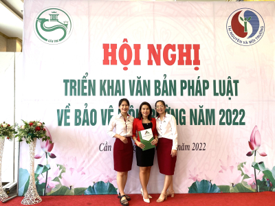 HỘI NGHỊ TRIỂN KHAI VBPL VỀ BVMT NĂM 2022 TẠI CẦN THƠ