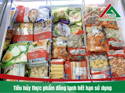 Tiêu hủy sản phẩm đông lạnh hết hạn sử dụng