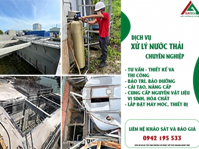 Dịch vụ xử lý nước thải uy tín giá tốt tại TP HCM