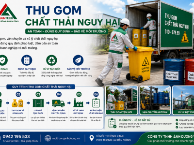 Thu Gom Chất Thải Nguy Hại Tận Nơi - Giải Pháp Cho Nhà Máy, Xưởng Sản Xuất