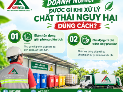Xử lý chất thải nguy hại - Tối ưu chi phí cho doanh nghiệp