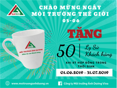 Chương trình khuyến mãi Chào mừng ngày Môi trường Thế Giới 05-06-2019