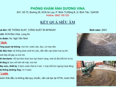Nâng cấp và cải tạo hệ thống xử lý nước thải