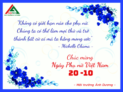 Chào mừng ngày Phụ nữ Việt Nam 20-10