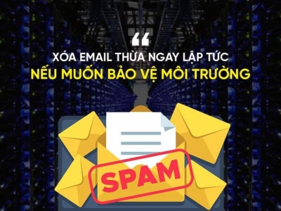 VÌ MÔI TRƯỜNG - HÃY XÓA MAIL RÁC TRONG HÒM THƯ CỦA BẠN
