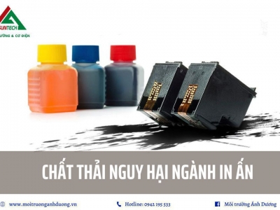 Giải pháp xử lý chất thải nguy hại ngành in ấn