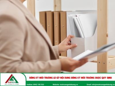 Đăng ký môi trường là gì? Nội dung đăng ký môi trường được quy định
