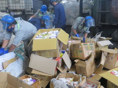 Tiêu huỷ hàng hoá hết hạn sử dụng đúng quy định