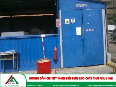 Hướng dẫn chi tiết nhận biết biển báo chất thải nguy hại
