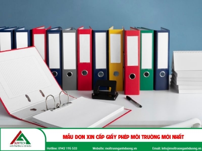 Mẫu Đơn xin cấp Giấy phép môi trường mới nhất