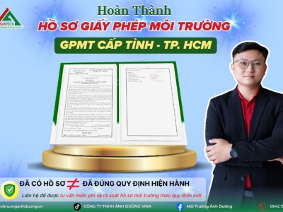 Hoàn Thành  Hồ Sơ GPMT Cấp Tỉnh Công Ty Cổ Phần Zioncom (VietNam)