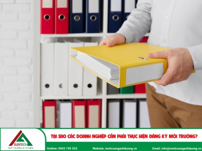 Tại sao các doanh nghiệp cần phải thực hiện đăng ký môi trường?