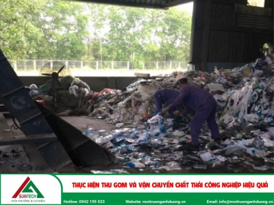 Thực hiện thu gom và vận chuyển chất thải công nghiệp hiệu quả
