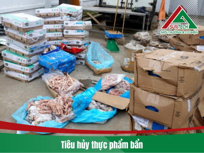 Tiêu hủy thực phẩm bẩn