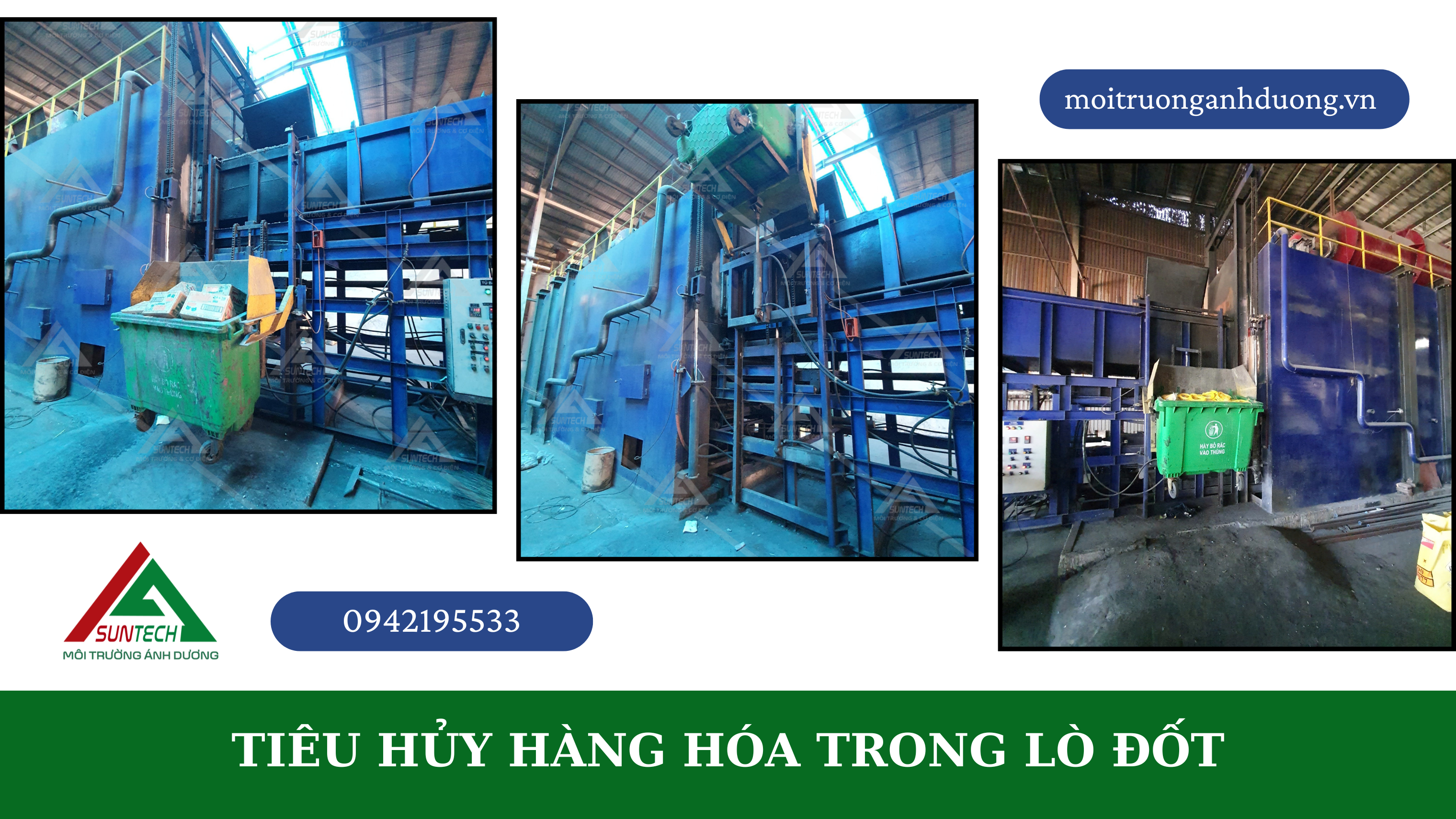 Xử lý hàng hóa bằng phương pháp đốt