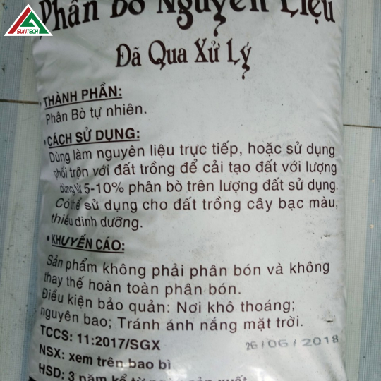 Phân bò đã qua xử lý TRIBAT - bao 50dm3